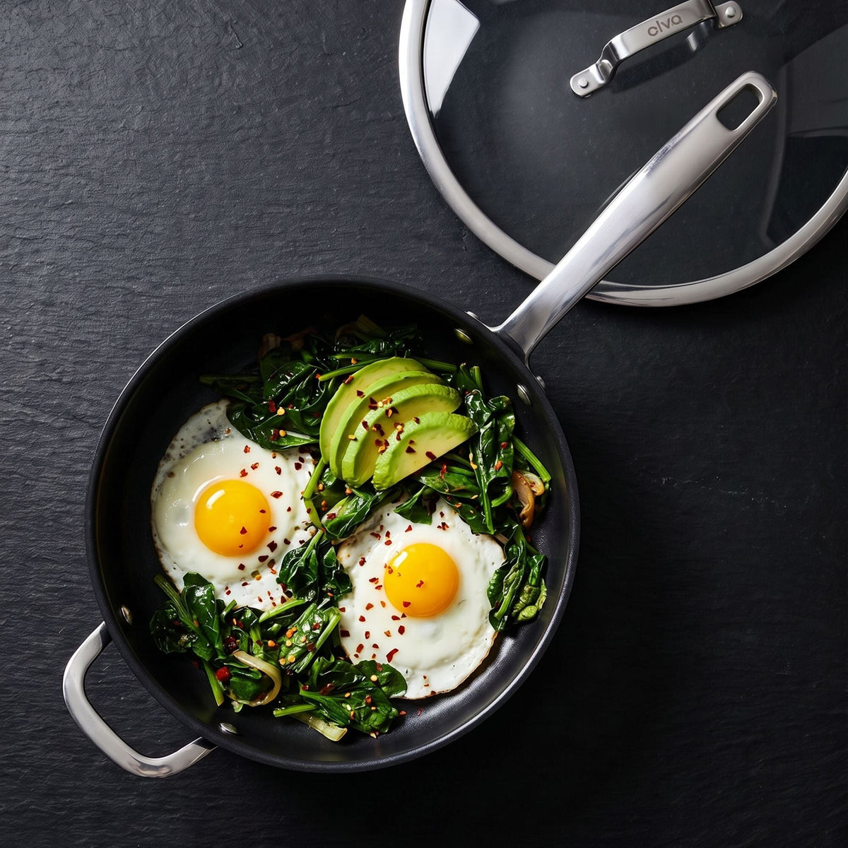 Ceramic Nonstick Sauté Pan, 4-Qt
