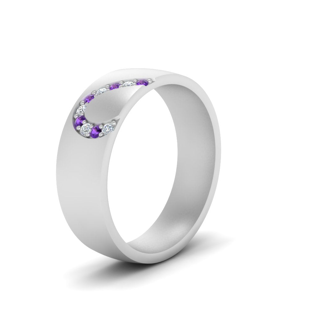 Mens Anniversary Band With Diamonds