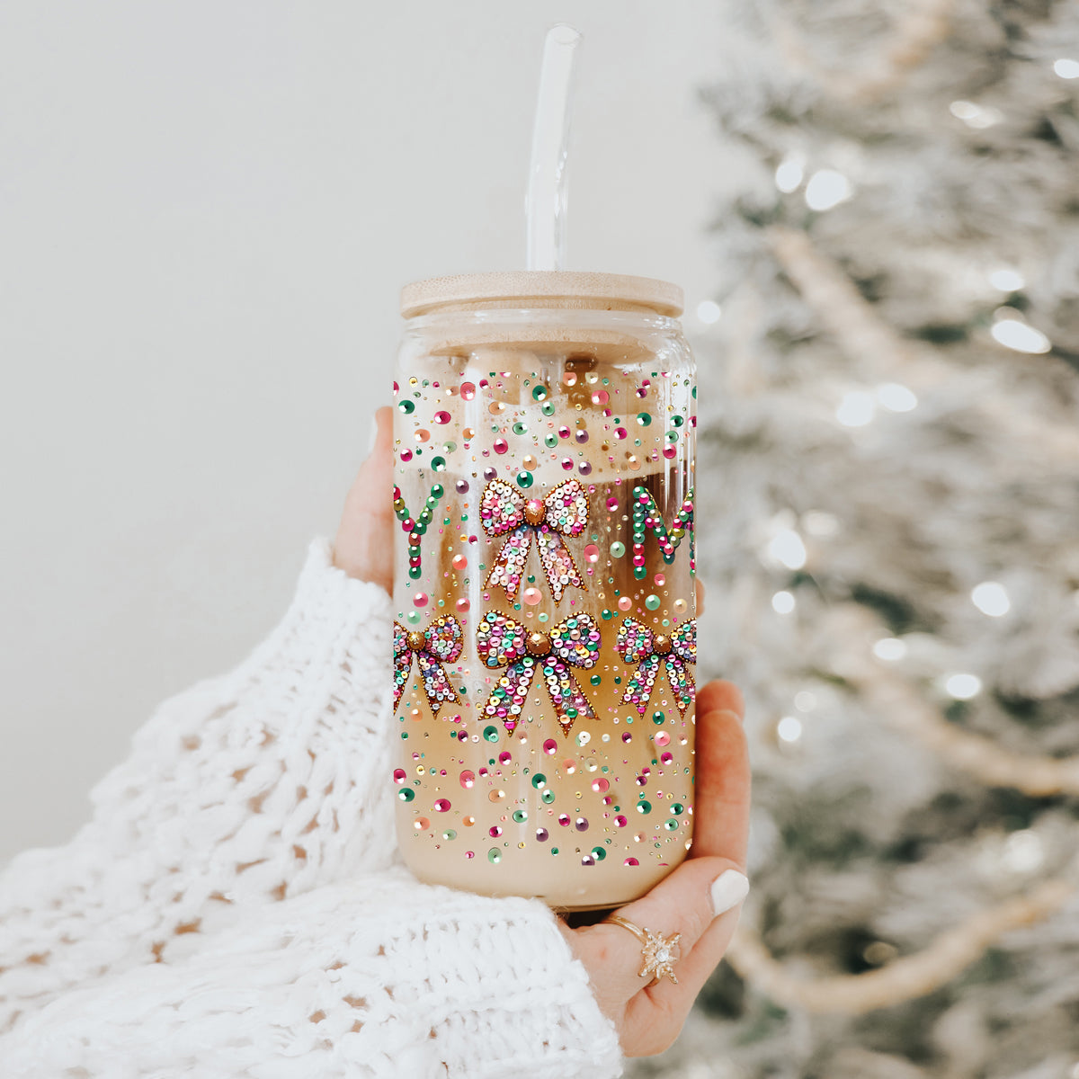 Sequin MERRY 17oz