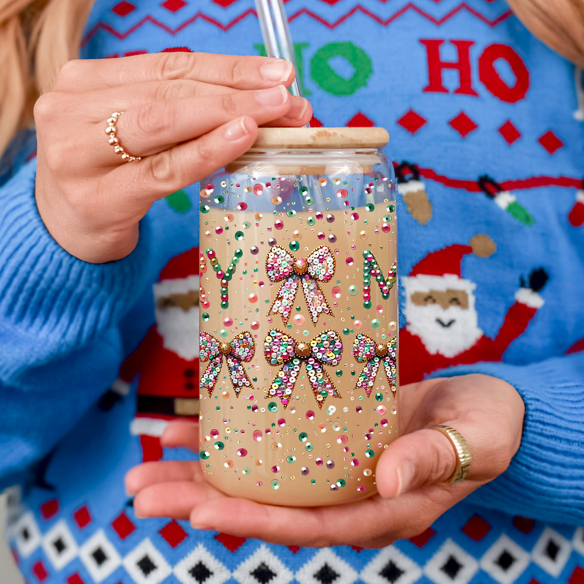 Sequin MERRY 17oz