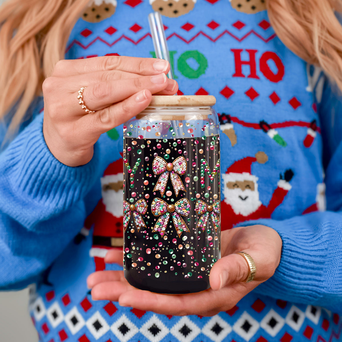 Sequin MERRY 17oz
