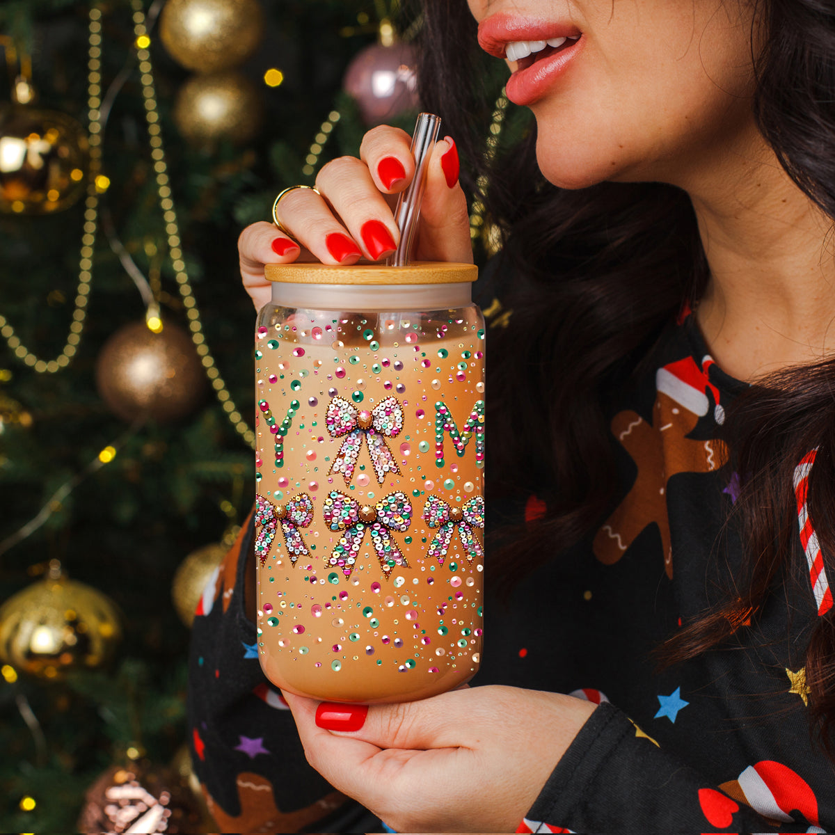 Sequin MERRY 17oz