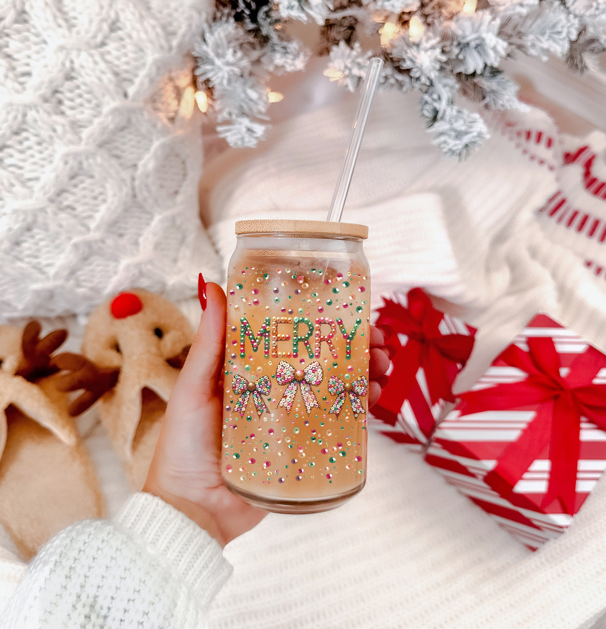 Sequin MERRY 17oz