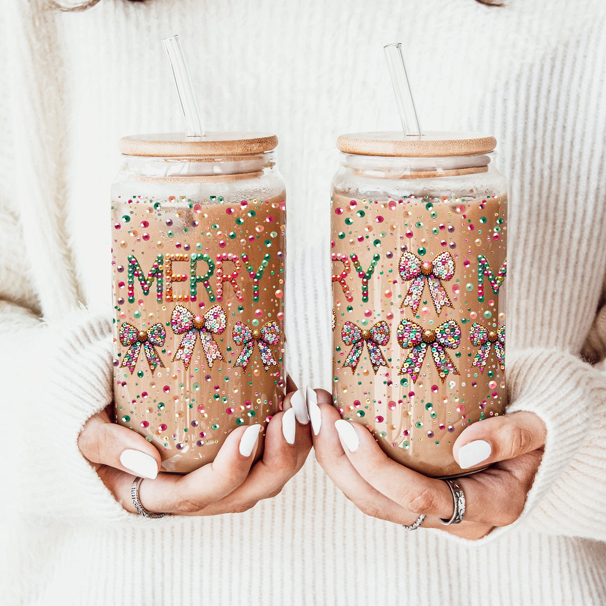 Sequin MERRY 17oz
