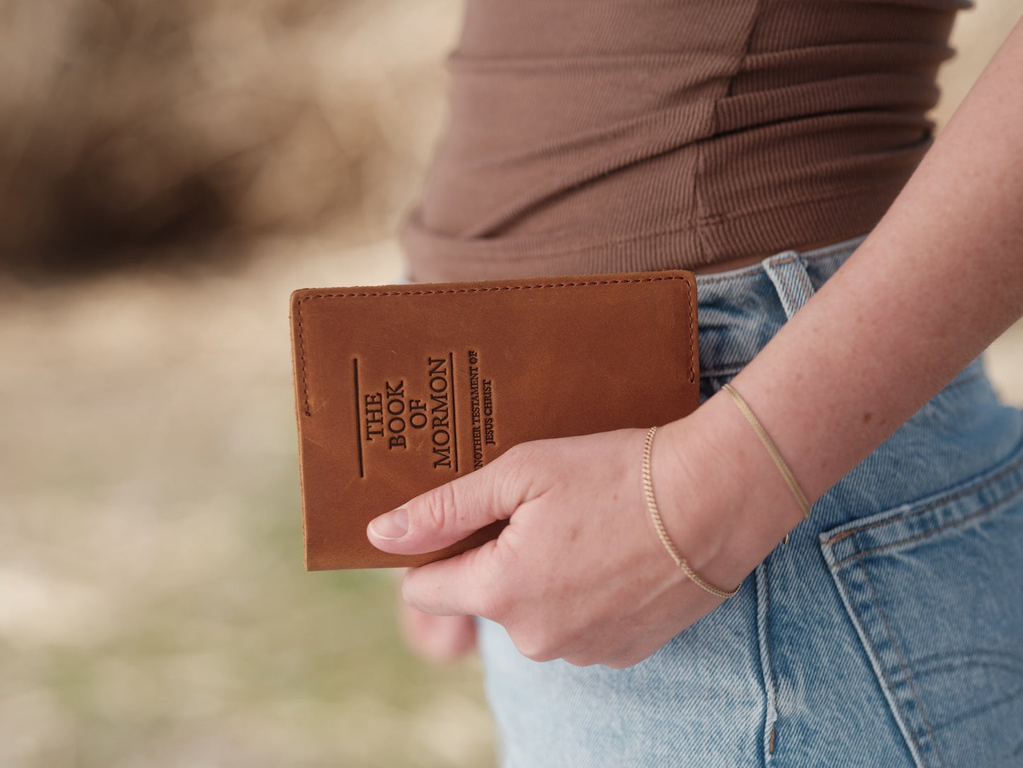 Leather Book of Mormon Mini - Soft Cover