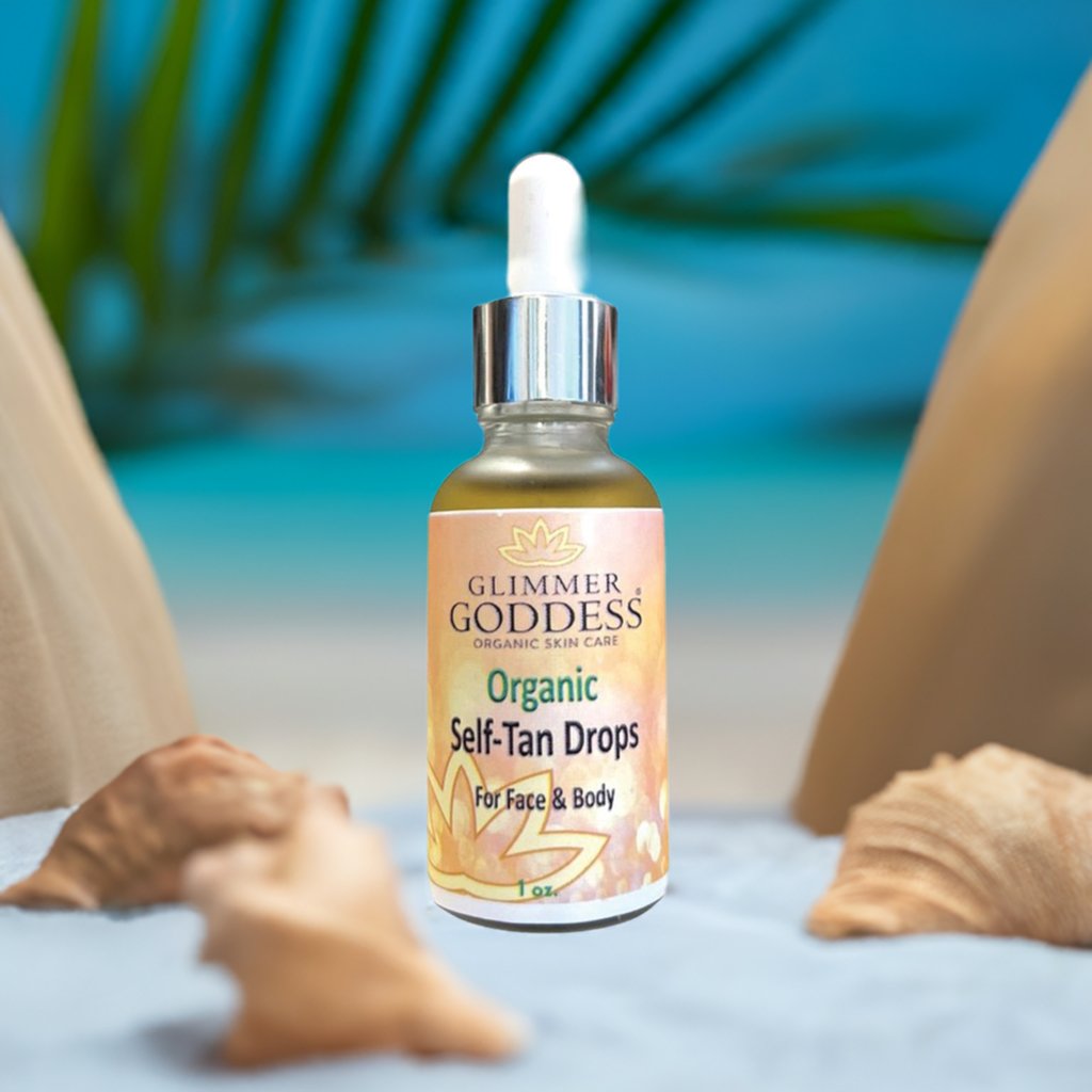 Organic Self Tan Drops – Customizable Fast-Developing Glow