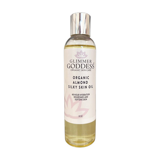 Organic Sweet Almond Silky Skin Oil – 48 Hour Hydration
