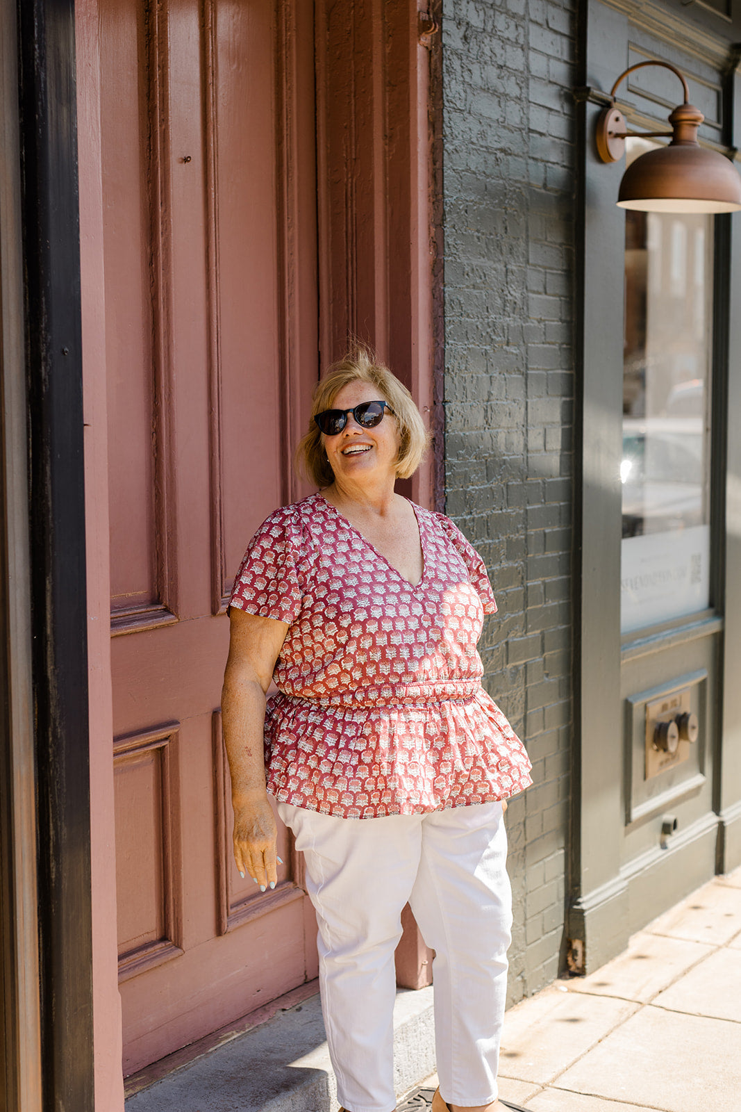 The Judy Top in Crimson Grove - Final Sale