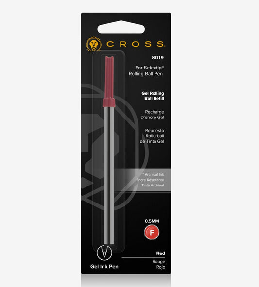 Fine Red Gel Rollerball Pen Refill (0.5MM)