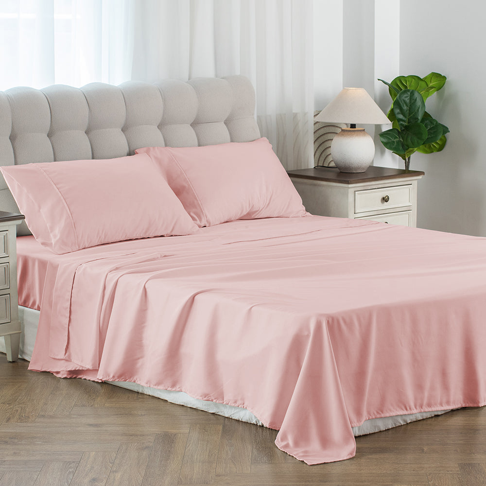 Soft Sheet Bedding Set in Deep Pocket, Hypoallergenic and Breathable, Room Decor, Graduation Gifts