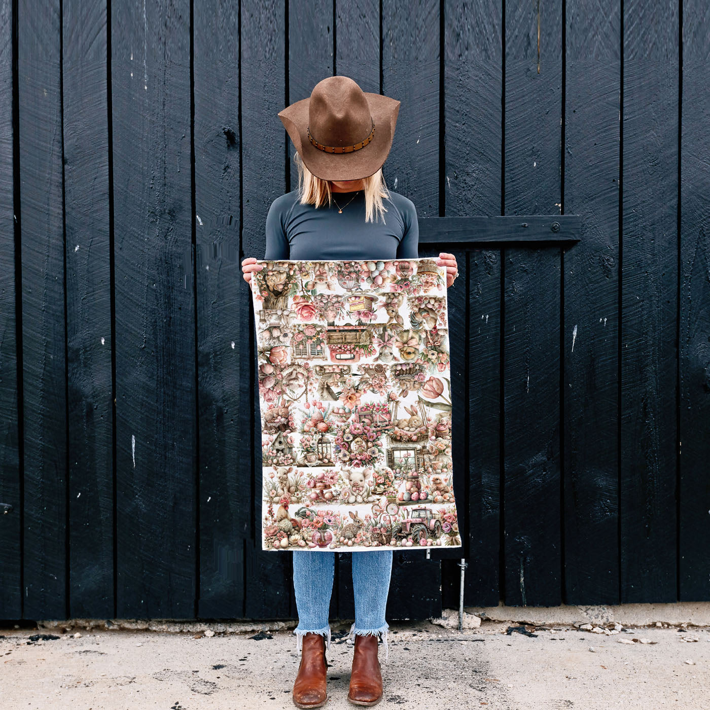 Rose Royal Easter Towel