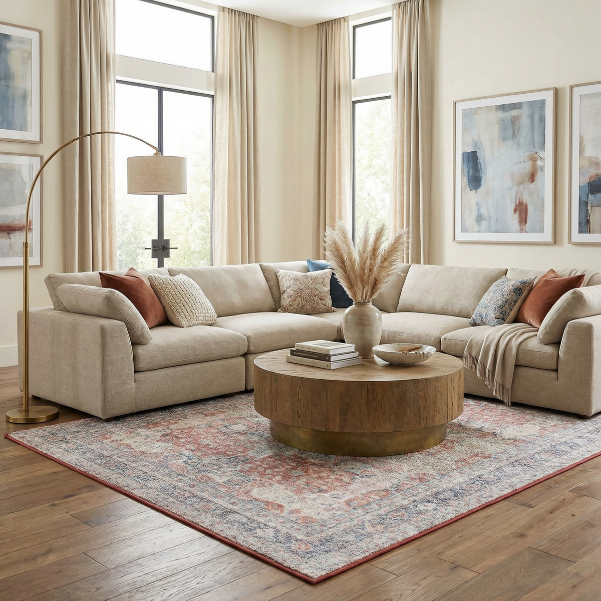 Ambre Washable Area Rug - Clearance
