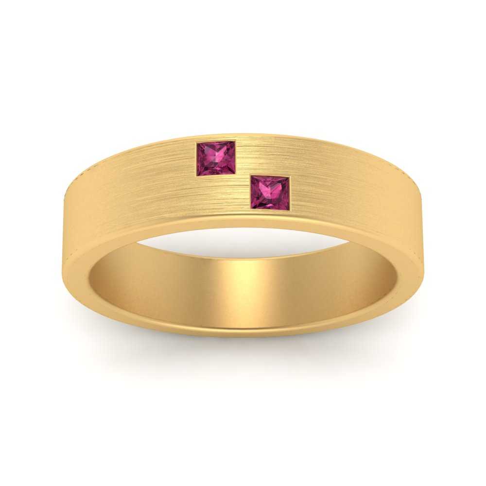 Princess Cut Brush Finish Band