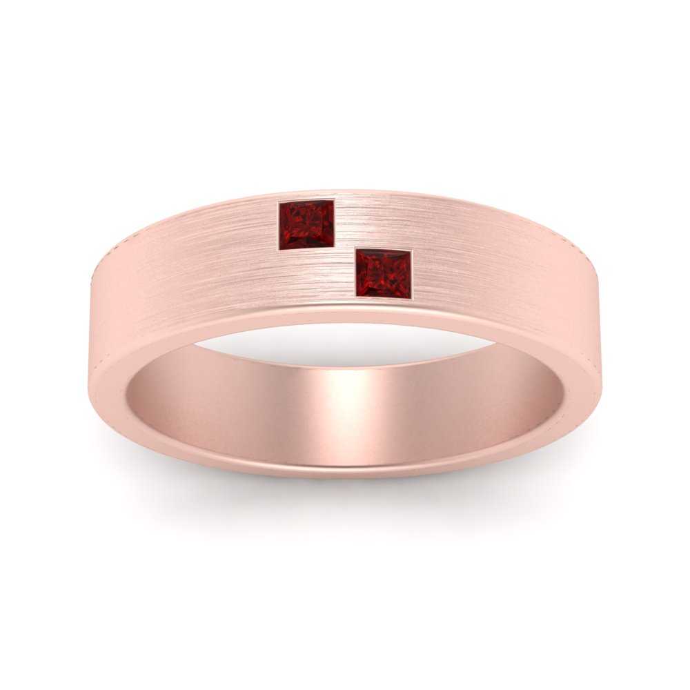 Princess Cut Brush Finish Band