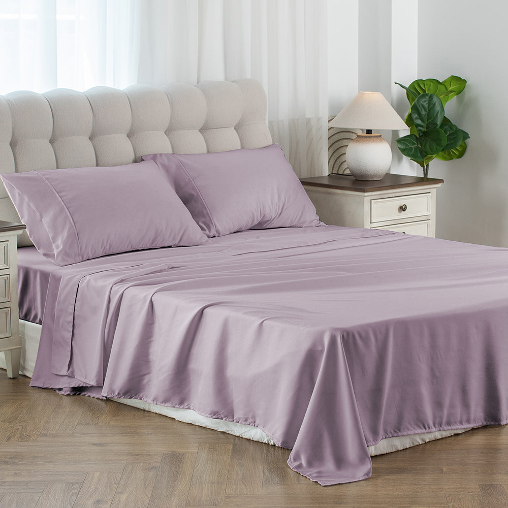 Soft Sheet Bedding Set in Deep Pocket, Hypoallergenic and Breathable, Room Decor, Graduation Gifts