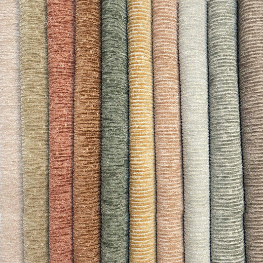 QUINN - CASUAL VIBE CHENILLE JACQUARD UPHOLSTERY FABRIC BY THE YARD
