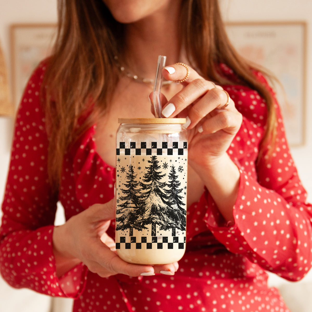 Retro Christmas Tree 17oz