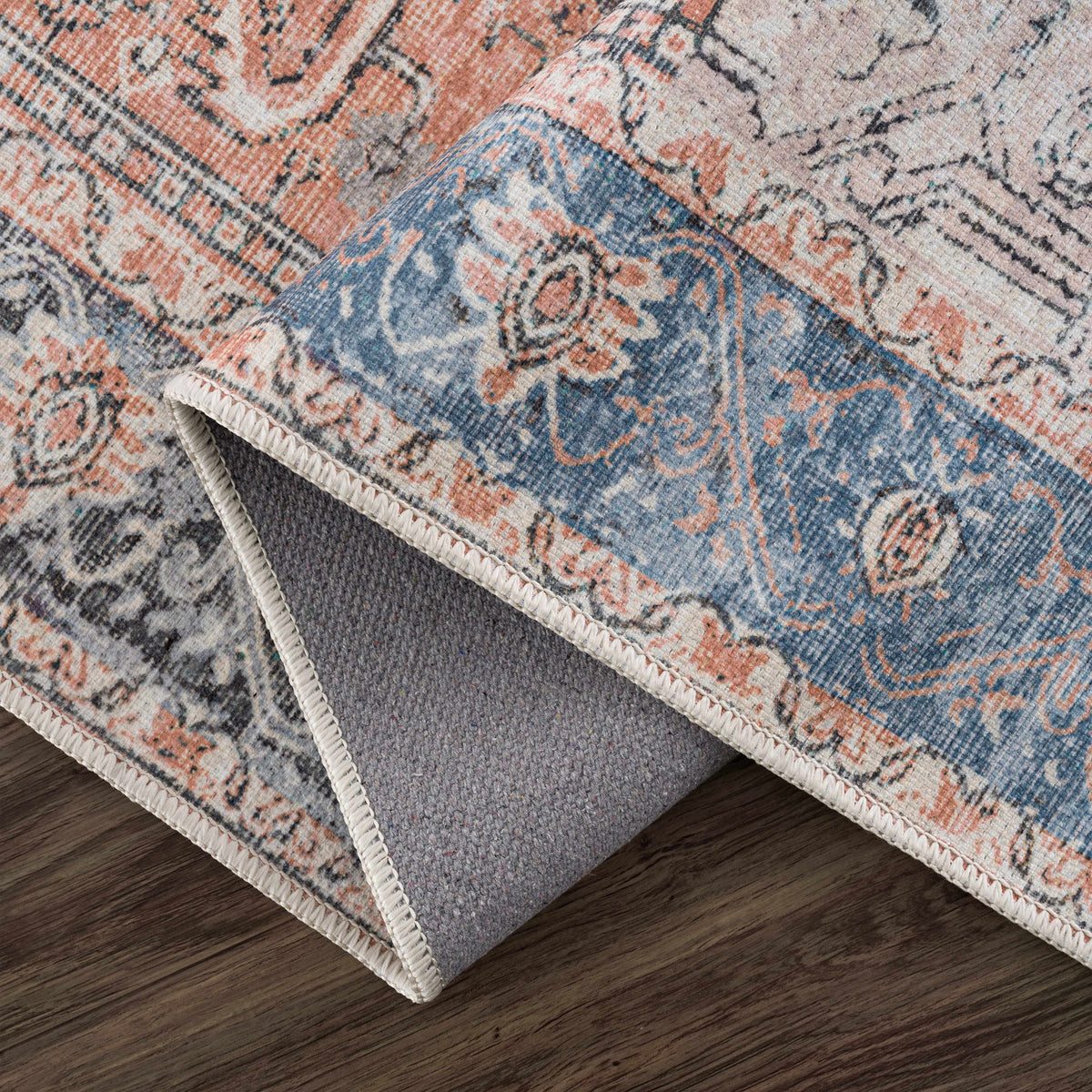 Rosman Distressed Washable Rug