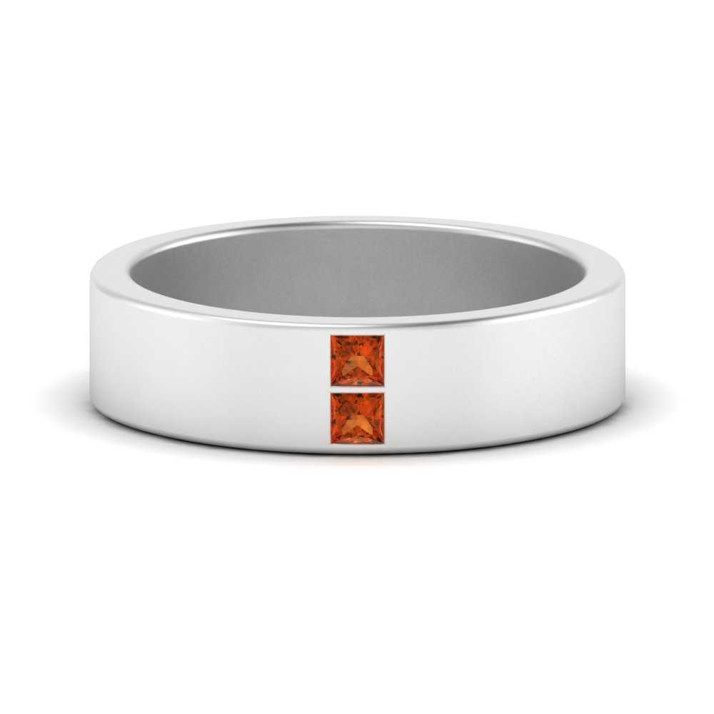 Square Diamond Mens Band