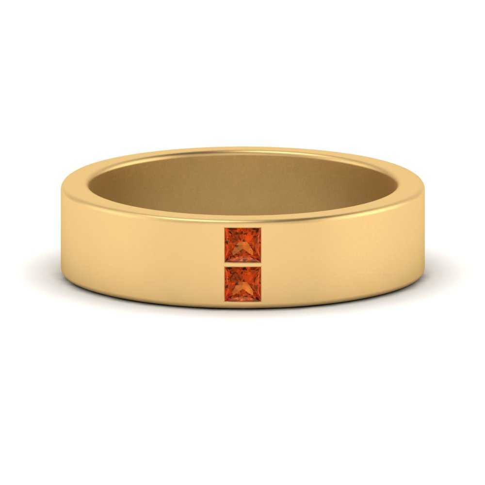 Square Diamond Mens Band