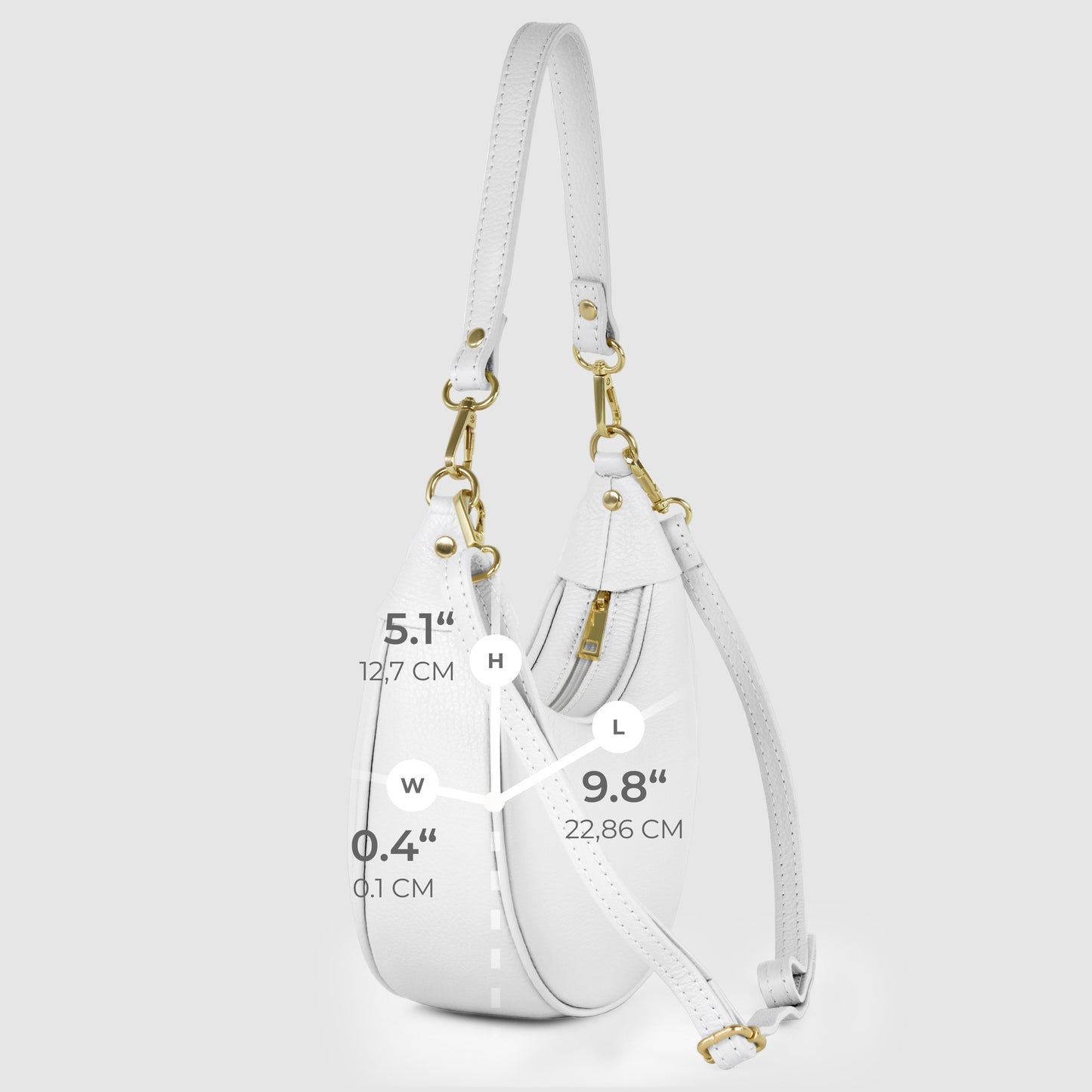 Calf Leather Shoulder Bag