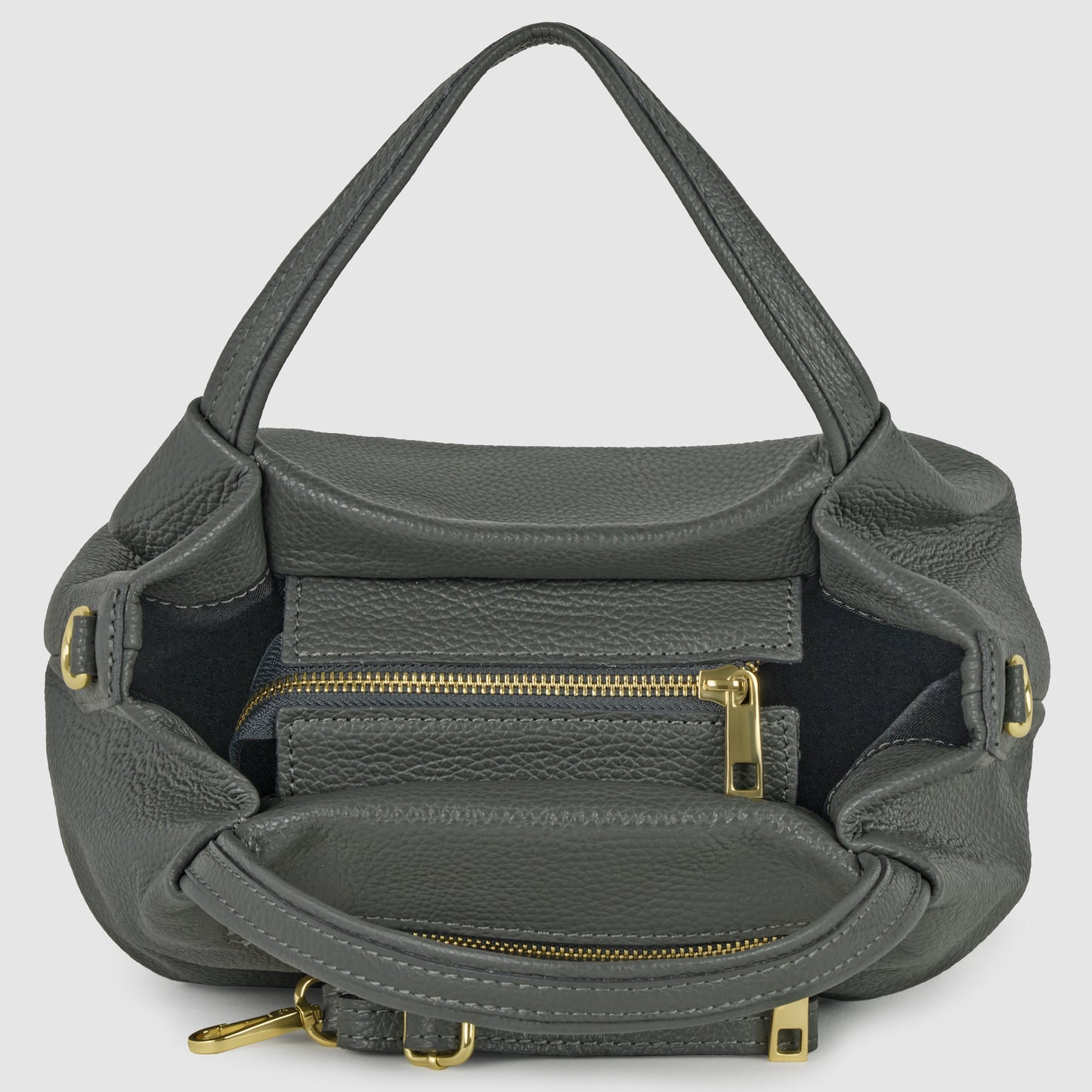 Calf Leather Top-Handle Bag