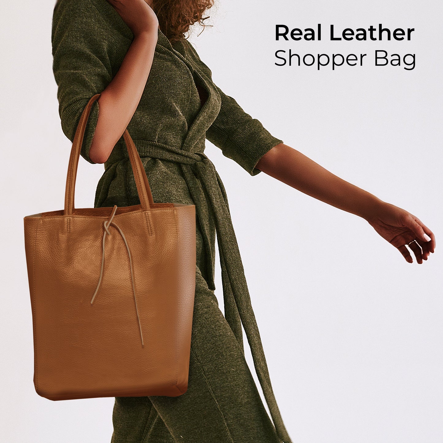 Calf Leather Tote Bag