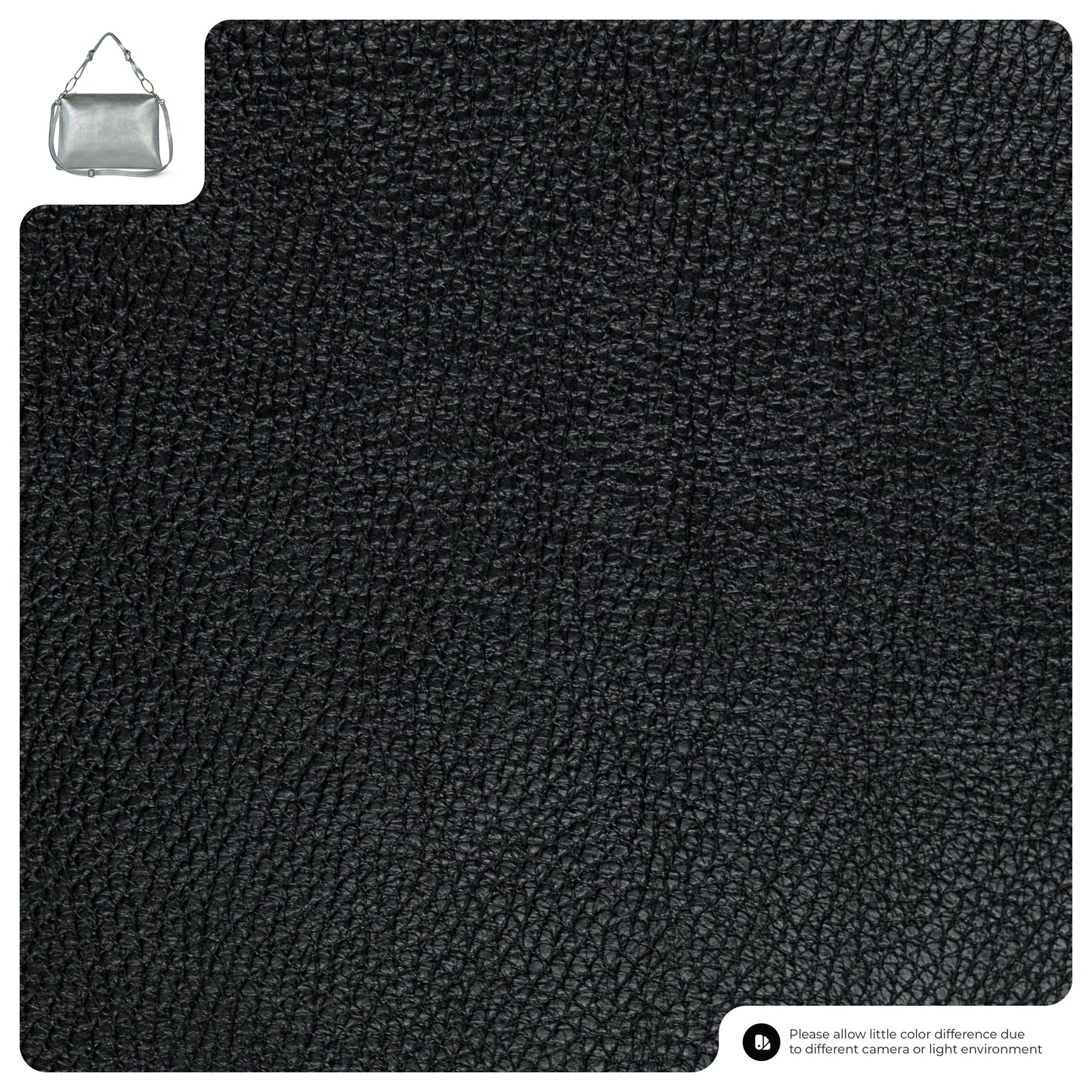 Metallic Calf Leather Shoulder Bag