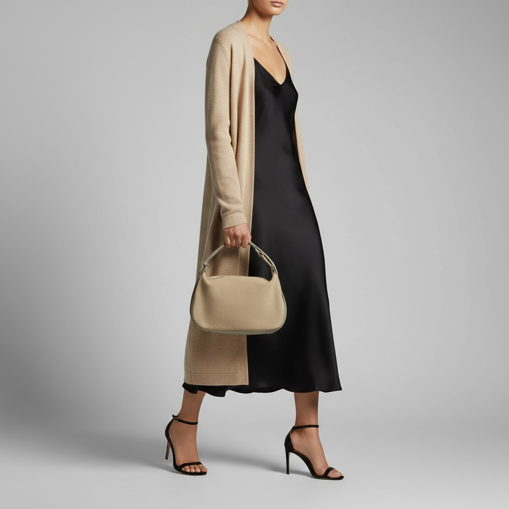 Suede Leather Crossbody Bag