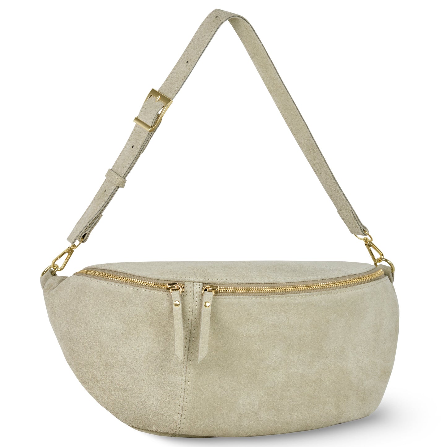 Suede Leather Crossbody Bag