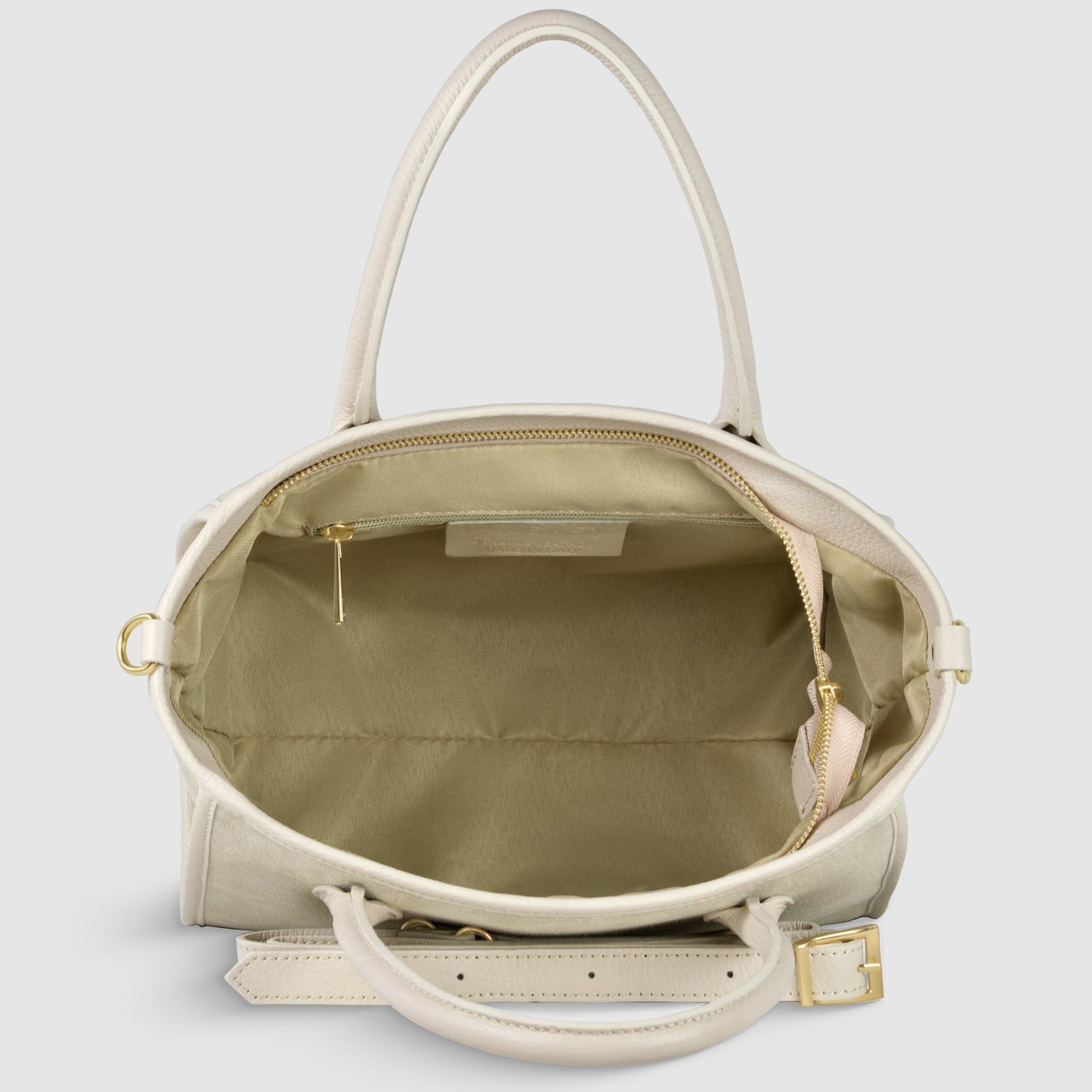 Suede Leather Top-Handle Bag