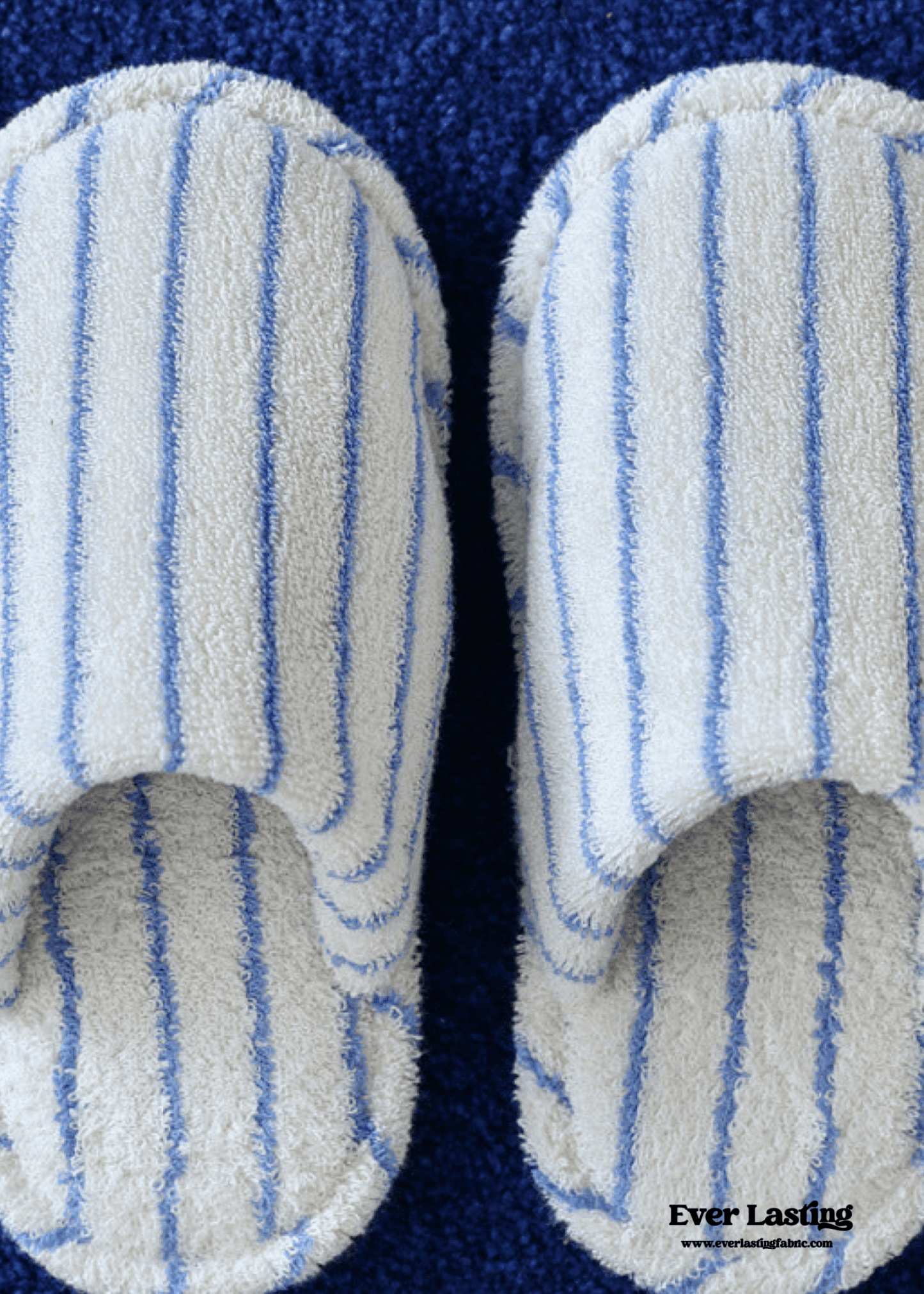 Thin Striped House Slippers