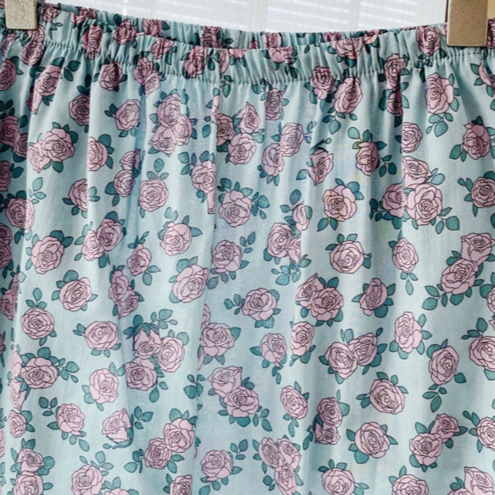 Vivian Vintage Floral Pajama Set / V Neck