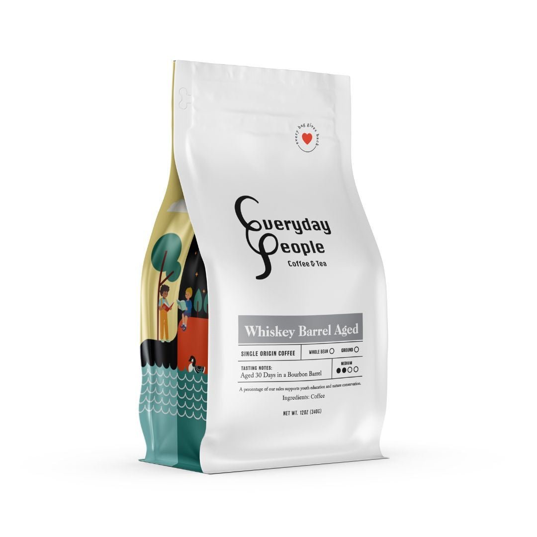 Whiskey Barrel Aged Single Origin- Medium Roast Coffee