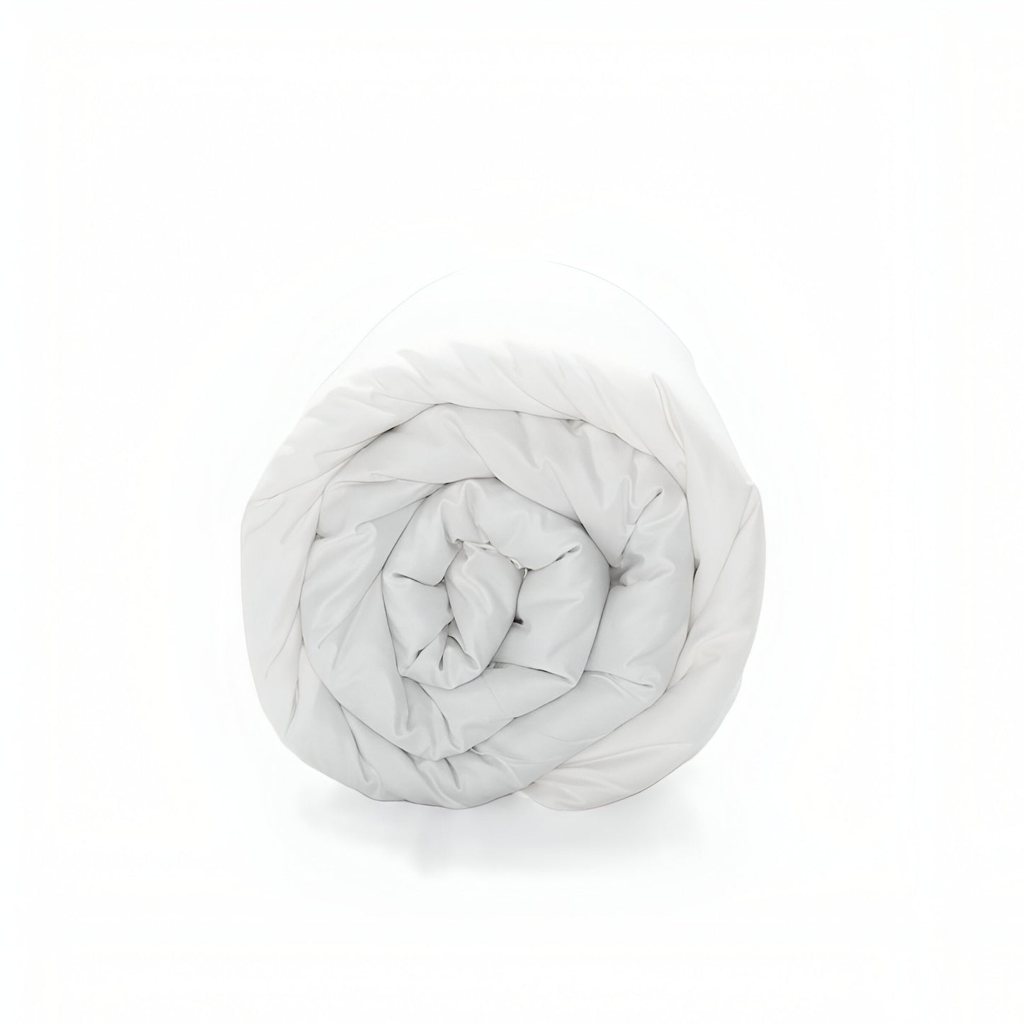 400TC Sateen Solid Cotton Round Duvet Cover Set