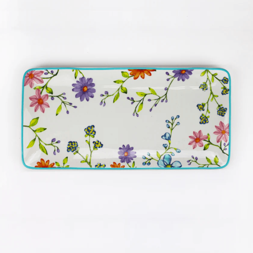 Charlotte 14.5-Inch Rectangular Appetizers Serving Tray