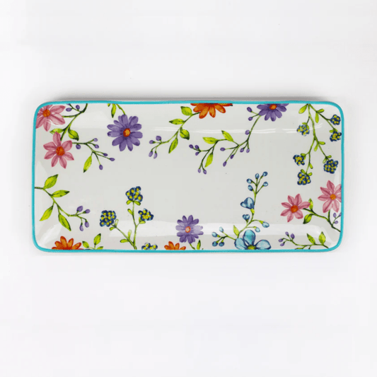 Charlotte 14.5-Inch Rectangular Appetizers Serving Tray